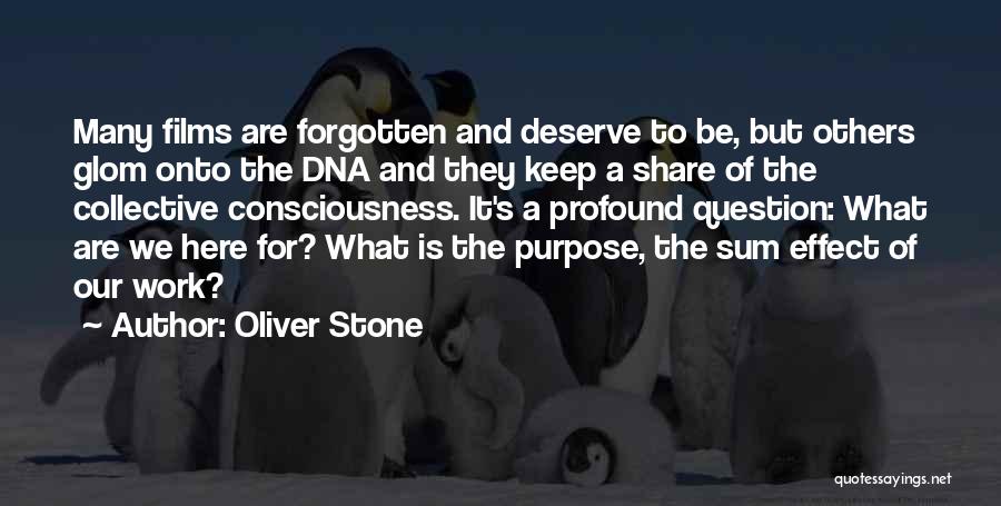 We Are Here For A Purpose Quotes By Oliver Stone
