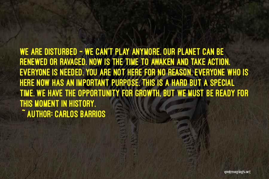 We Are Here For A Reason Quotes By Carlos Barrios