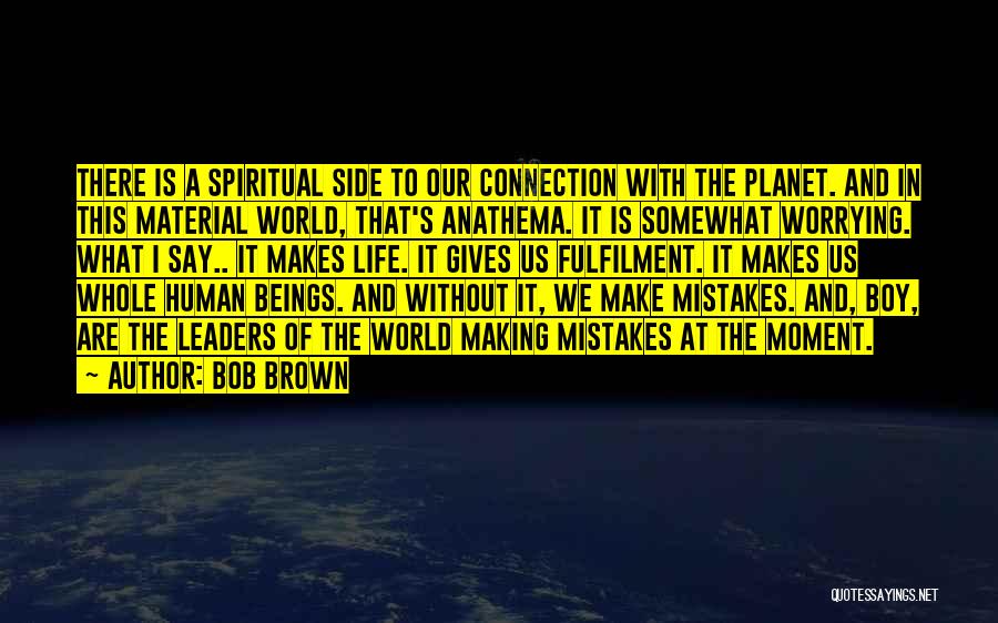 We Are Human We Make Mistakes Quotes By Bob Brown