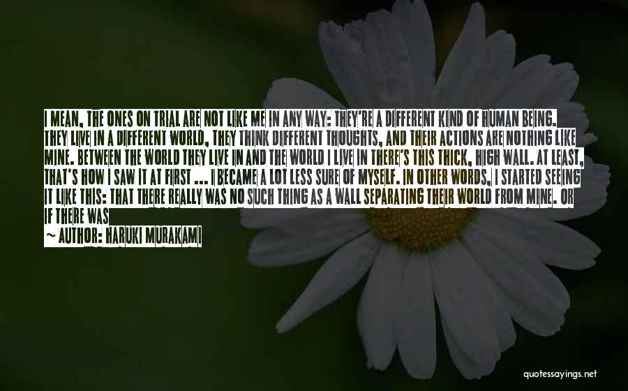 We Are Just Human Quotes By Haruki Murakami