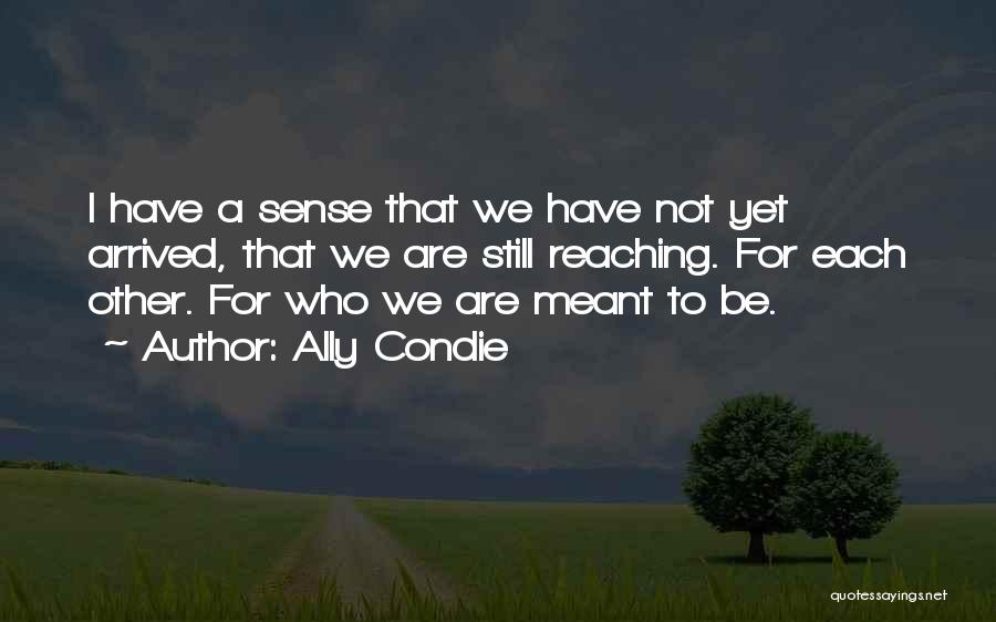 We Are Meant To Be Quotes By Ally Condie