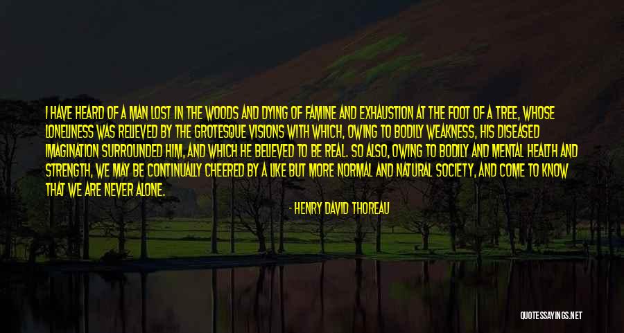 We Are Never Alone Quotes By Henry David Thoreau