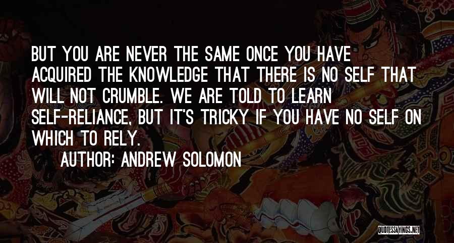 We Are Never The Same Quotes By Andrew Solomon