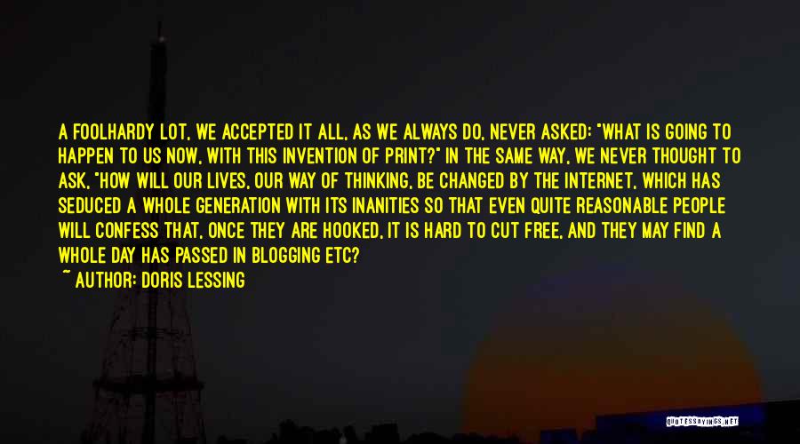 We Are Never The Same Quotes By Doris Lessing