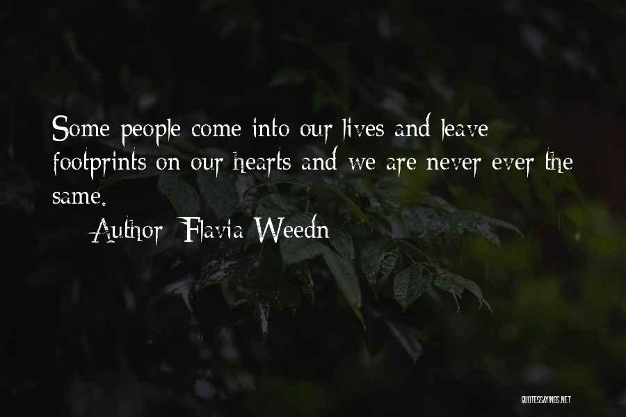 We Are Never The Same Quotes By Flavia Weedn