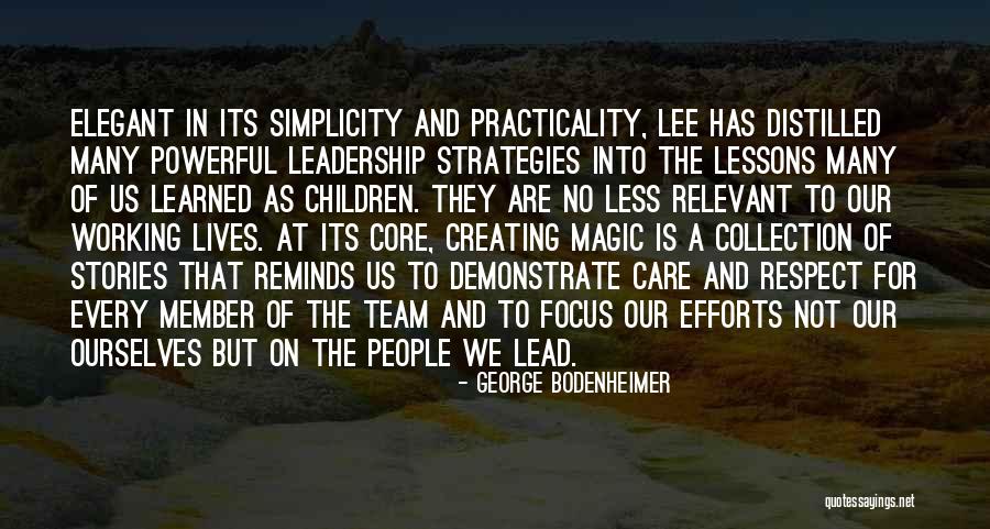 We Are Not A Team Quotes By George Bodenheimer