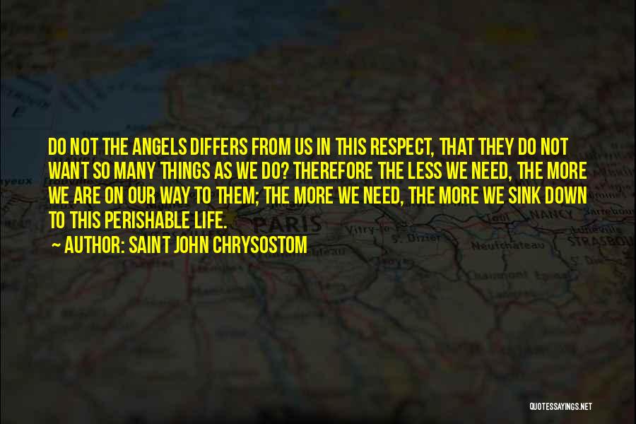 We Are Not Angels Quotes By Saint John Chrysostom