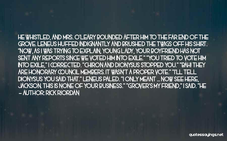 We Are Not Just Friends Quotes By Rick Riordan