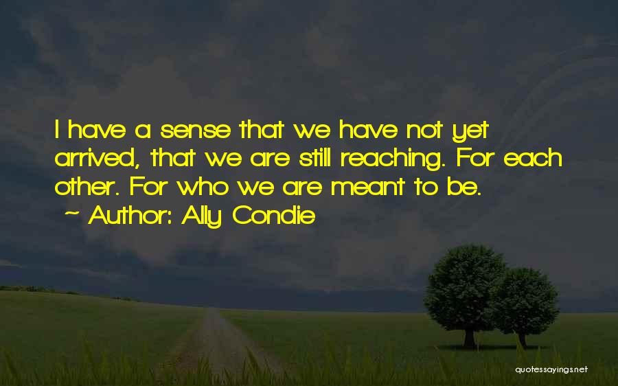 We Are Not Meant To Be Quotes By Ally Condie