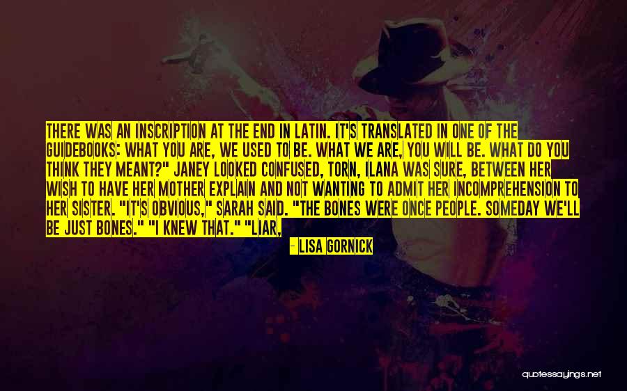 We Are Not Meant To Be Quotes By Lisa Gornick We Are Not Meant To Be Quotes By Lisa Gornick