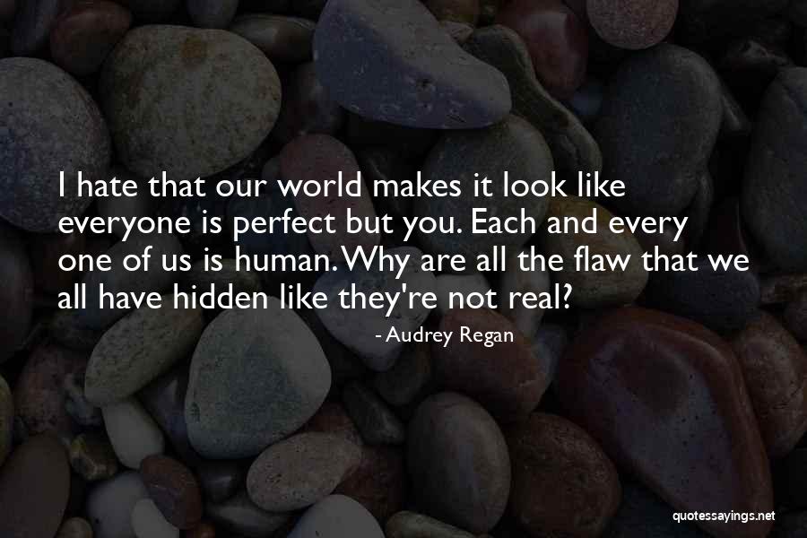 We Are Not Perfect Quotes By Audrey Regan
