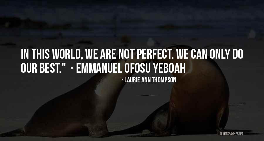 We Are Not Perfect Quotes By Laurie Ann Thompson