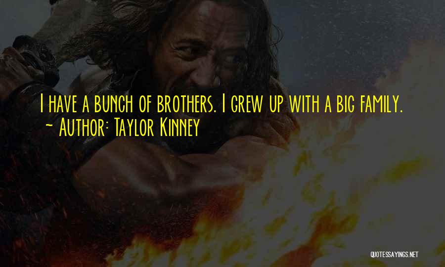 We Are One Big Family Quotes By Taylor Kinney