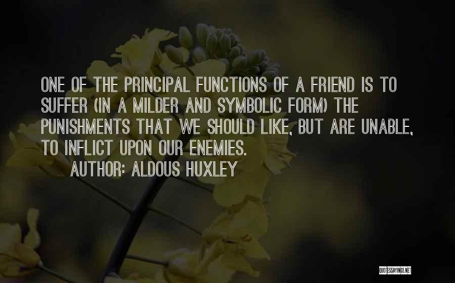 We Are One Friendship Quotes By Aldous Huxley