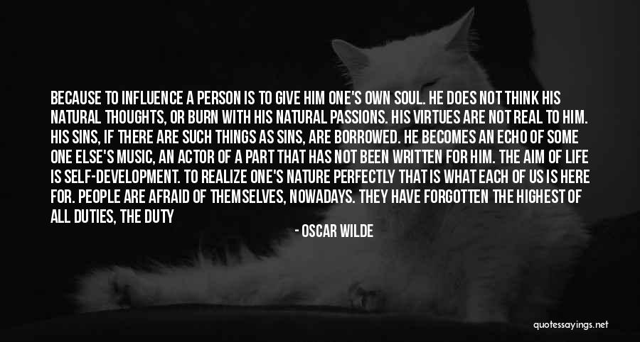 We Are One With Nature Quotes By Oscar Wilde