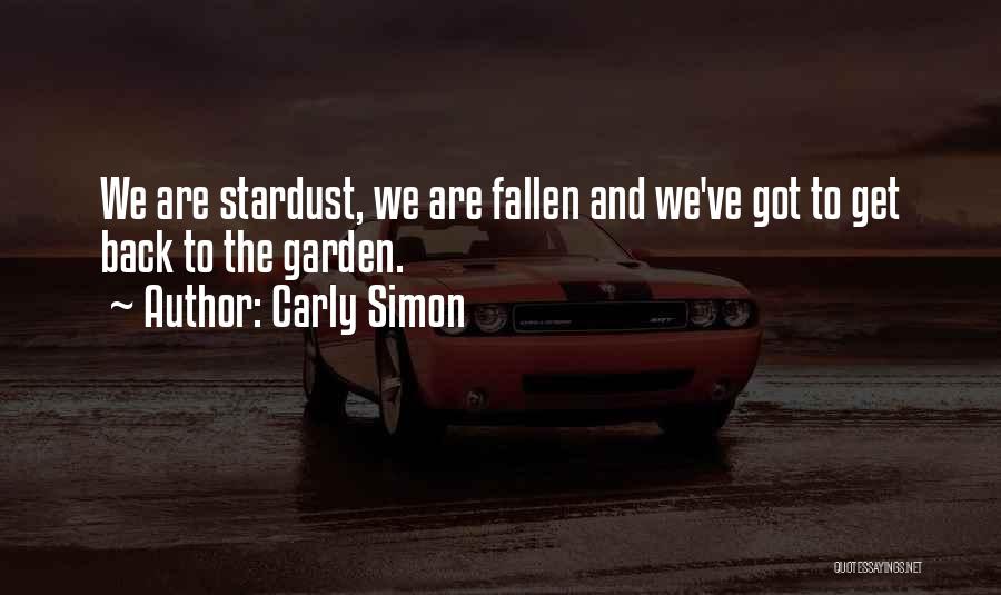 We Are Stardust Quotes By Carly Simon