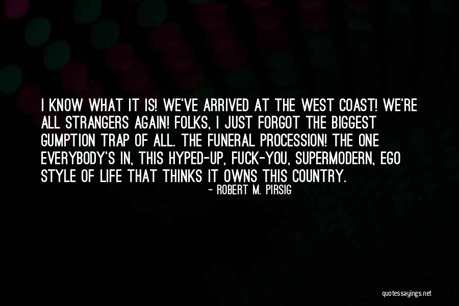 We Are Strangers Again Quotes By Robert M. Pirsig We Are Strangers Again Quotes By Robert M. Pirsig