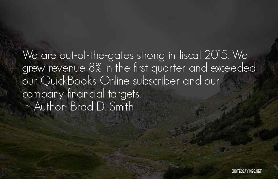 We Are Strong Quotes By Brad D. Smith