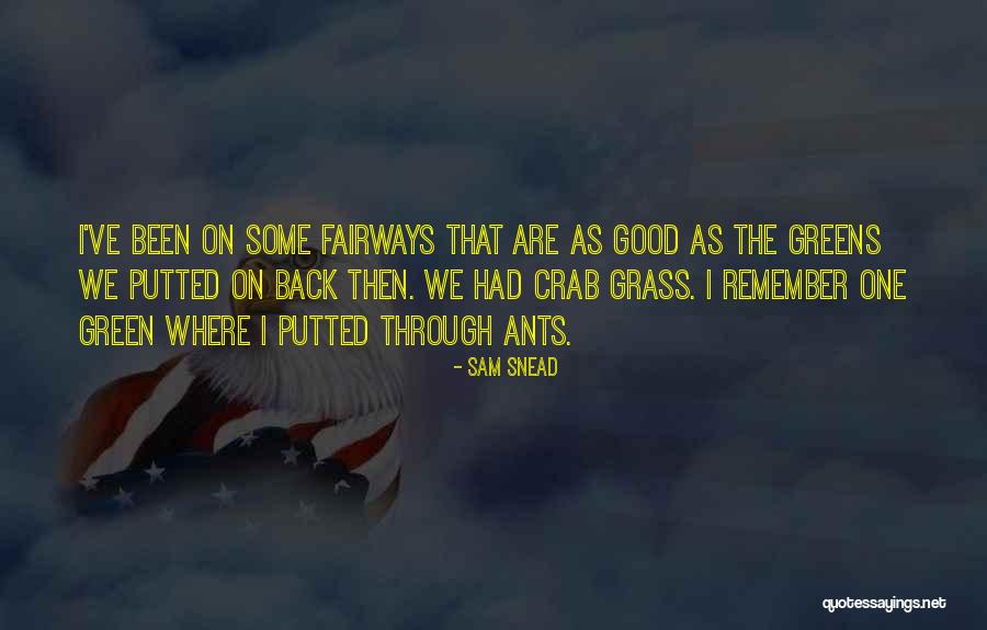 We Are The Ants Quotes By Sam Snead We Are The Ants Quotes By Sam Snead