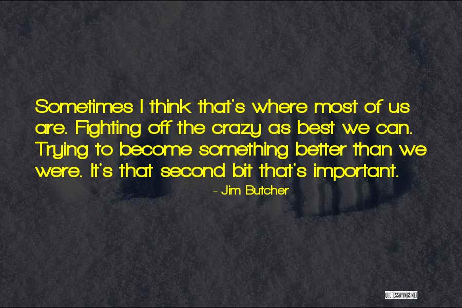 We Are The Best Quotes By Jim Butcher