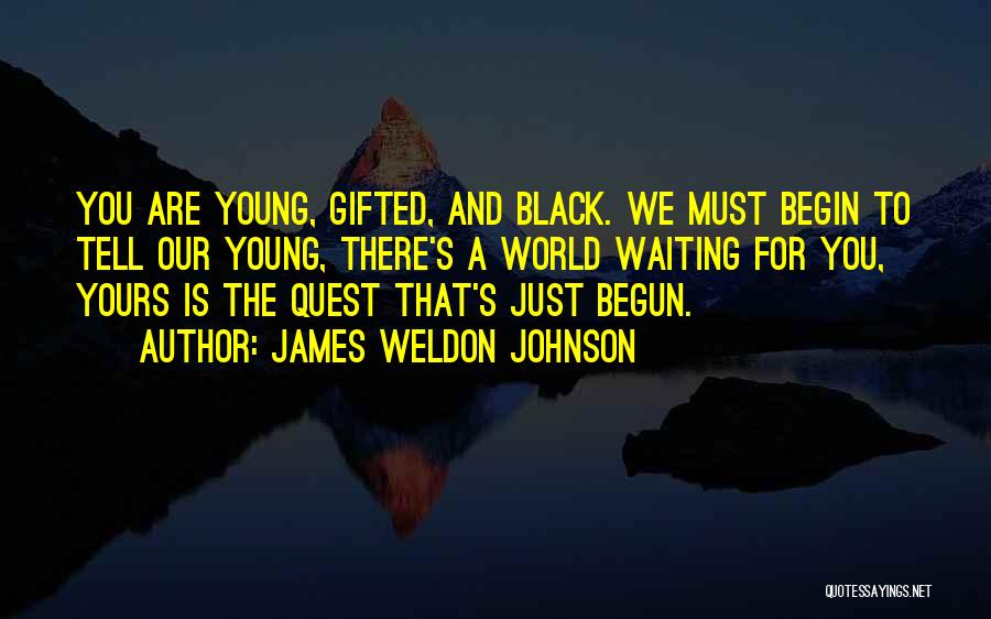 We Are Waiting For You Quotes By James Weldon Johnson