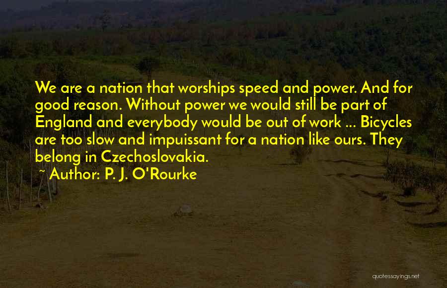 We Belong Quotes By P. J. O'Rourke