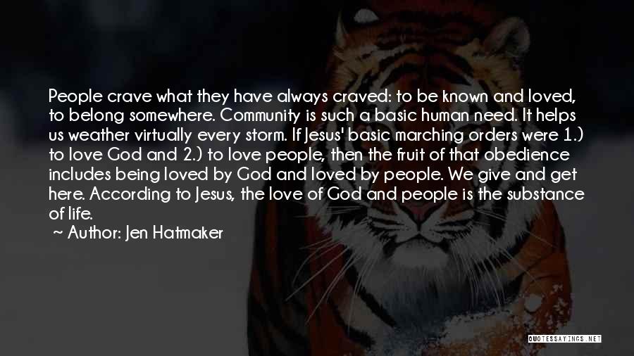 We Belong To God Quotes By Jen Hatmaker