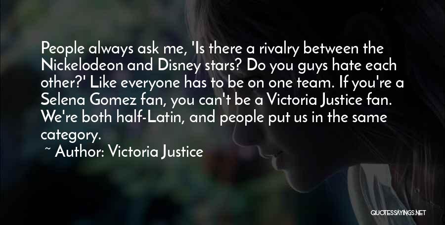 We Both Like Each Other Quotes By Victoria Justice We Both Like Each Other Quotes By Victoria Justice