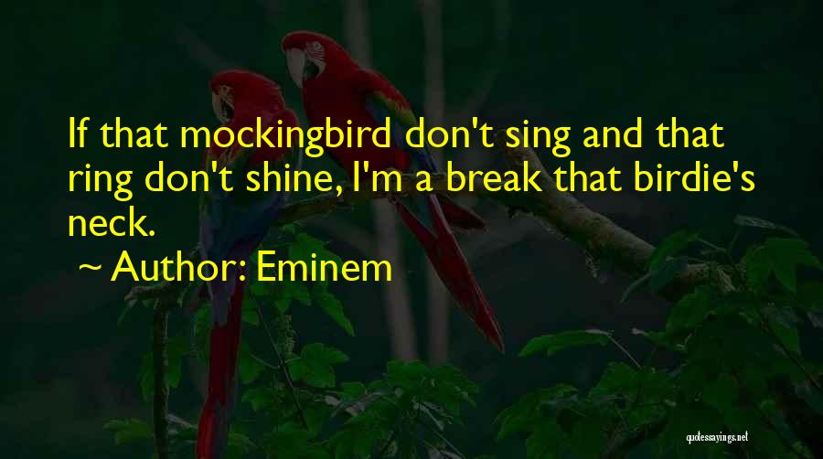 We Break Necks Quotes By Eminem