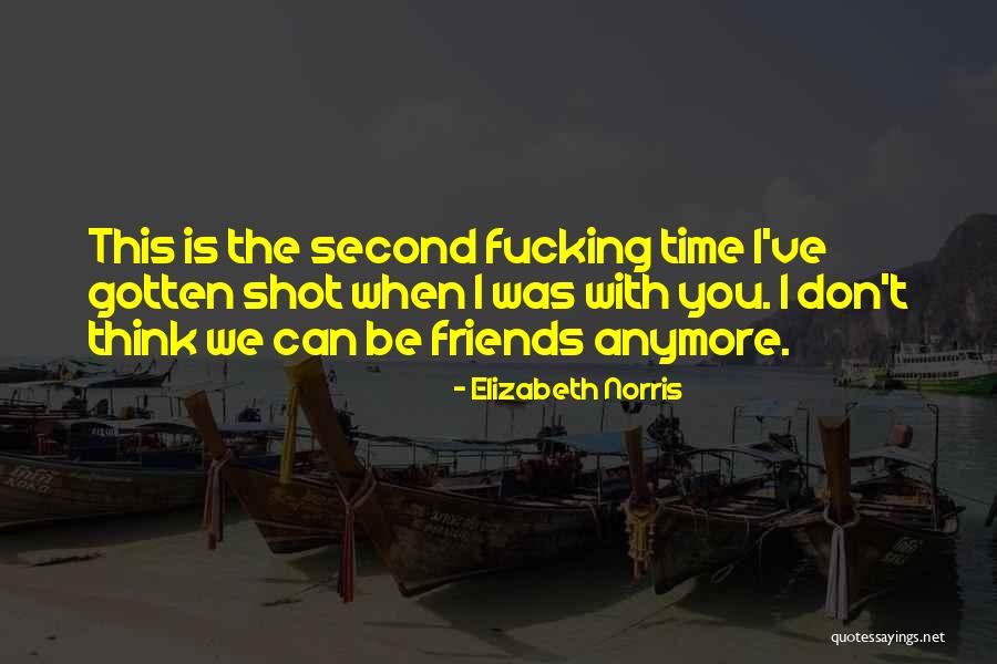 We Can Be Friends Quotes By Elizabeth Norris