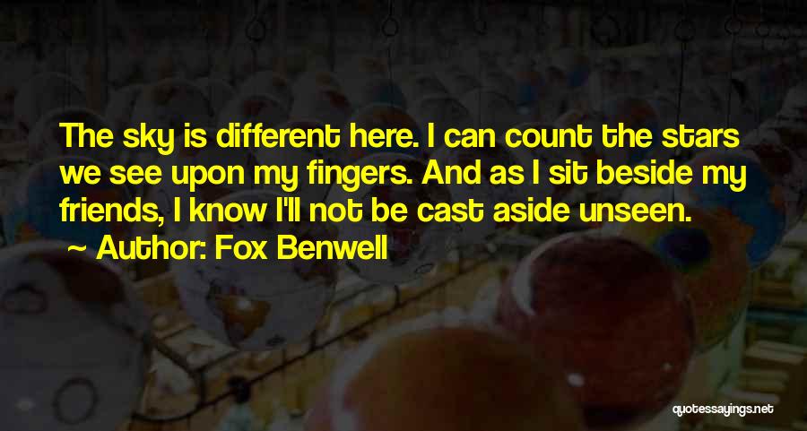 We Can Be Friends Quotes By Fox Benwell