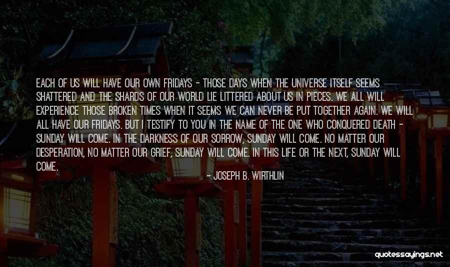 We Can Never Be Together Quotes By Joseph B. Wirthlin We Can Never Be Together Quotes By Joseph B. Wirthlin
