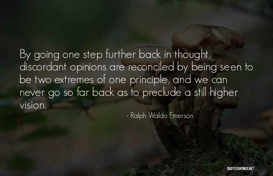 We Can Never Go Back Quotes By Ralph Waldo Emerson