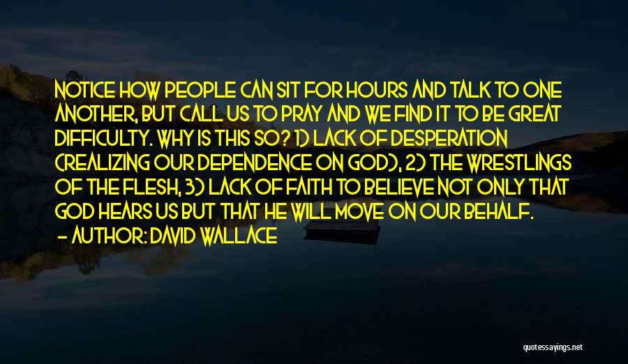 We Can Talk For Hours Quotes By David Wallace