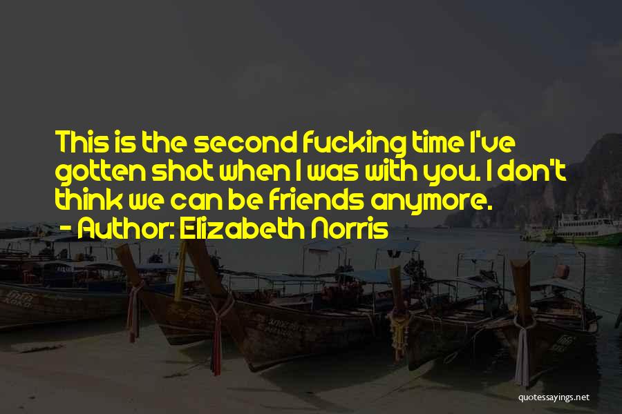 We Can't Be Friends Quotes By Elizabeth Norris