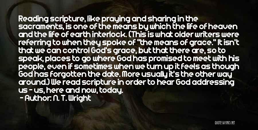 We Can't Date If Quotes By N. T. Wright