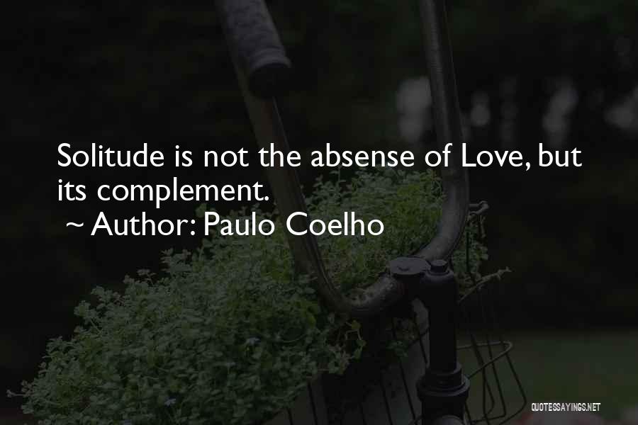 We Complement Each Other Love Quotes By Paulo Coelho