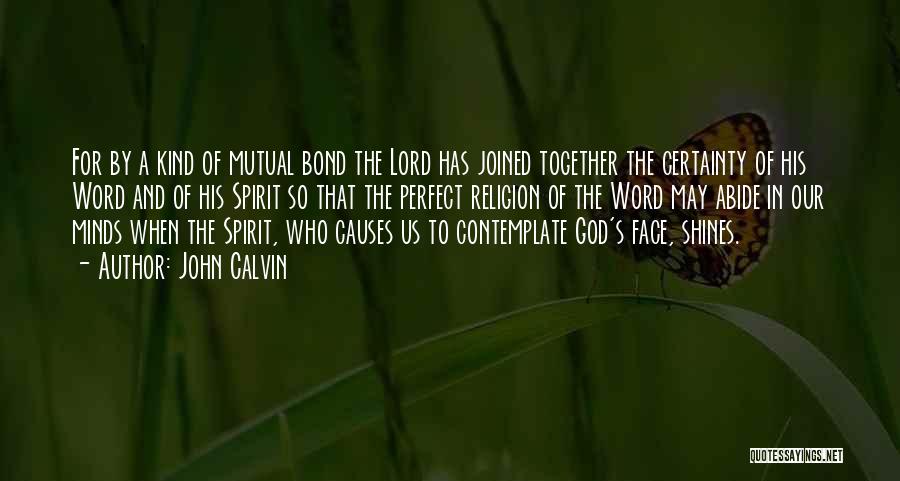 We Could Be Perfect Together Quotes By John Calvin