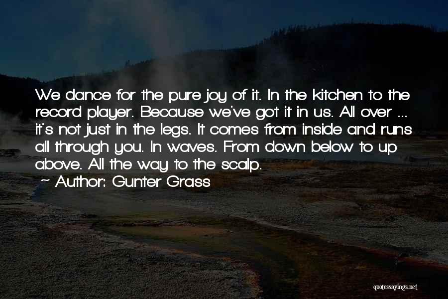 We Dance Because Quotes By Gunter Grass