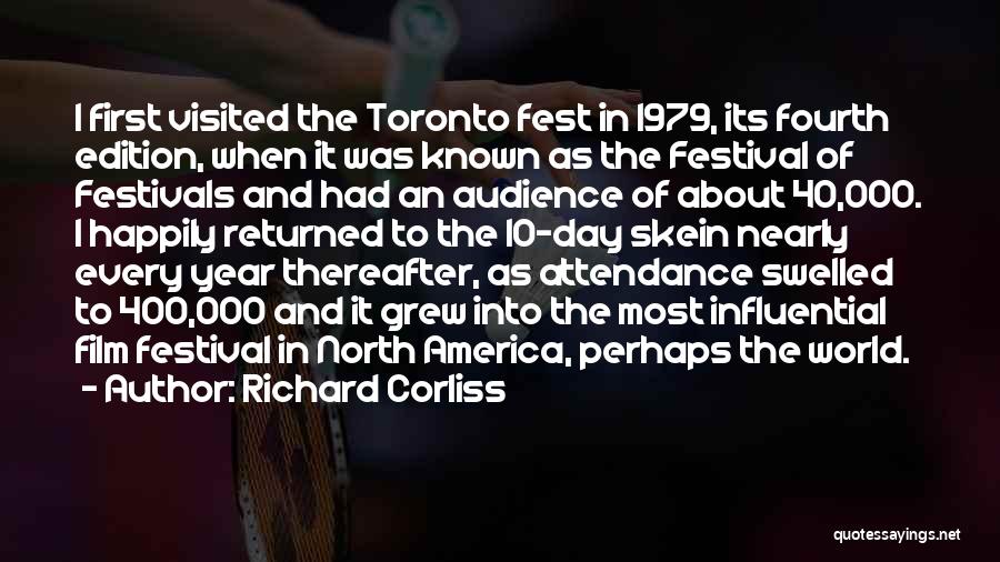 We Day Toronto Quotes By Richard Corliss