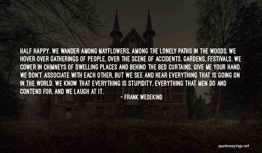 We Don't Know Each Other Quotes By Frank Wedekind