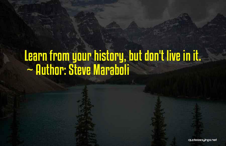 We Don't Learn From History Quotes By Steve Maraboli