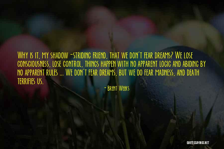 We Don't Lose Friend Quotes By Brent Weeks