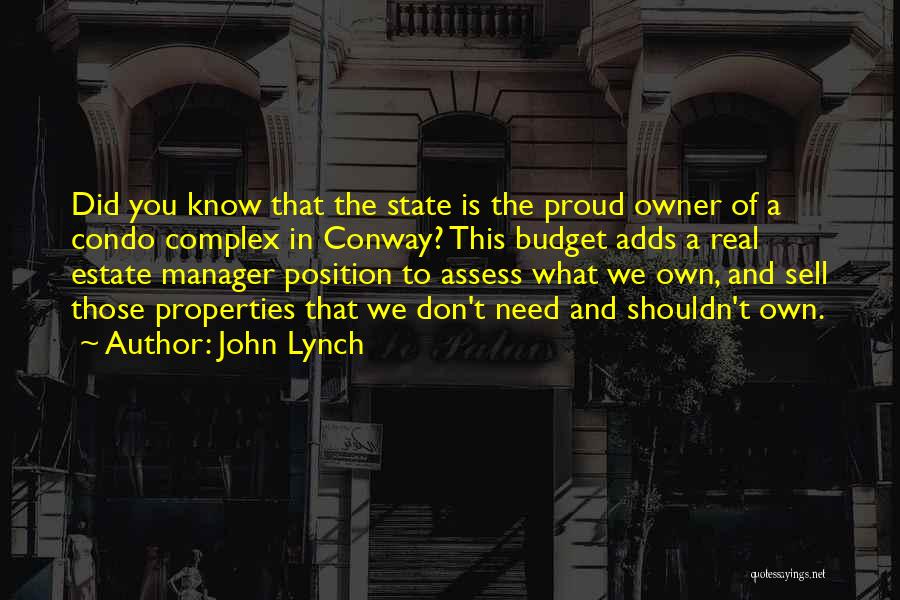 We Don't Need You Quotes By John Lynch