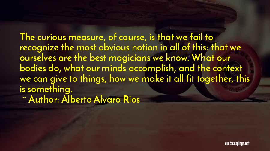 We Fit Together Quotes By Alberto Alvaro Rios