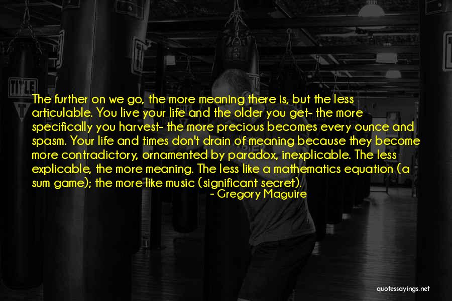 We Get Older Quotes By Gregory Maguire We Get Older Quotes By Gregory Maguire