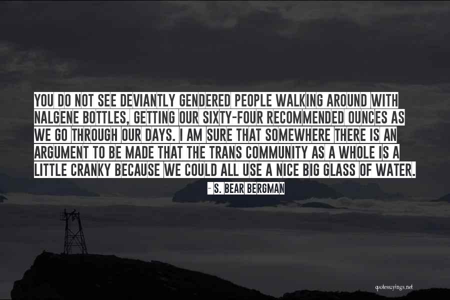We Getting There Quotes By S. Bear Bergman We Getting There Quotes By S. Bear Bergman