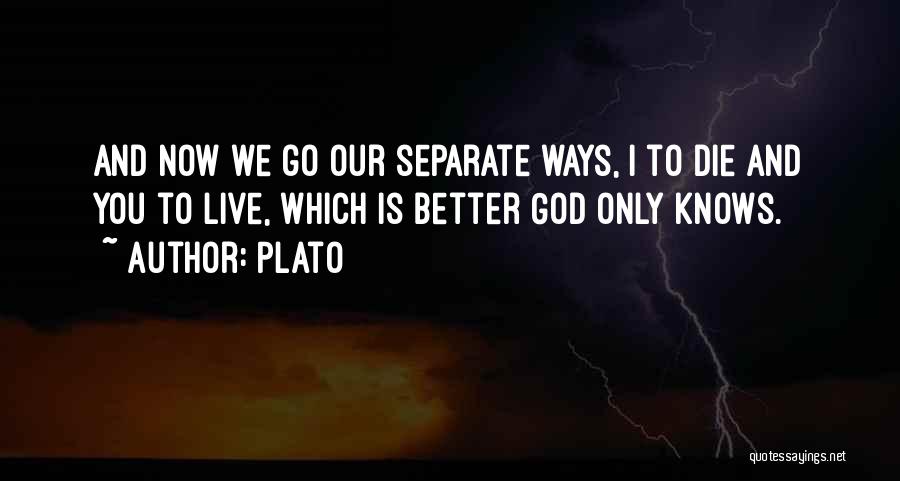 We Go Our Separate Ways Quotes By Plato