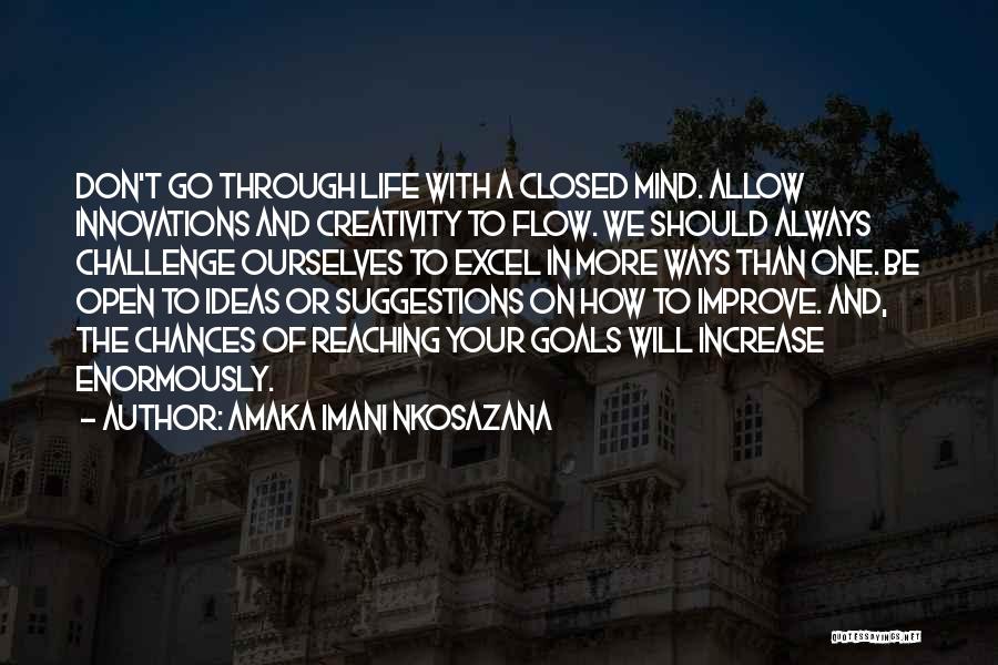 We Go Through Life Quotes By Amaka Imani Nkosazana