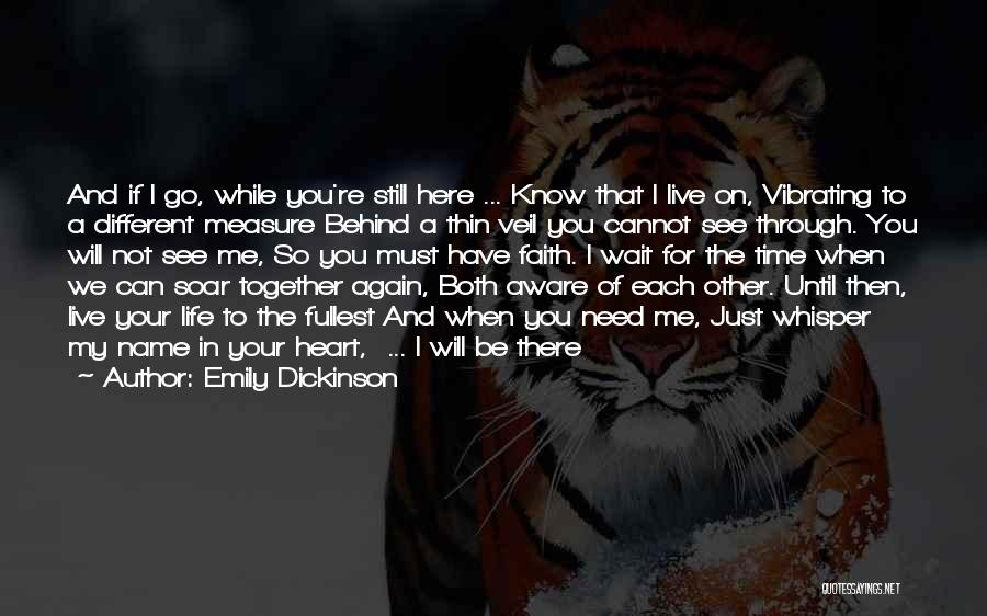 We Go Through Life Quotes By Emily Dickinson